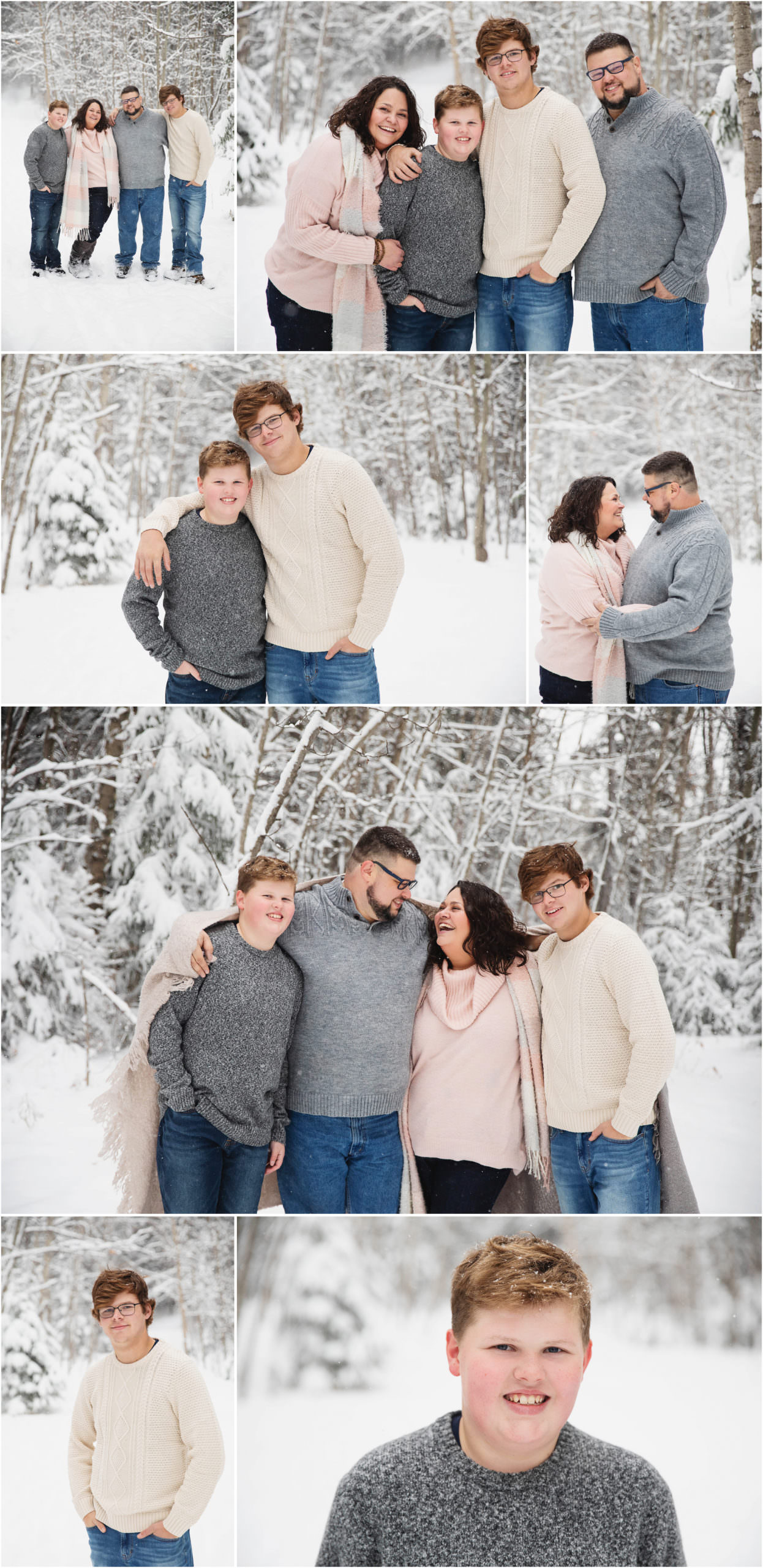 Edmonton Winter Family Portraits | Edmonton Alberta Photographer